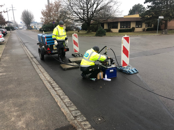 Die Breitbandversorgung wurde verlegt
